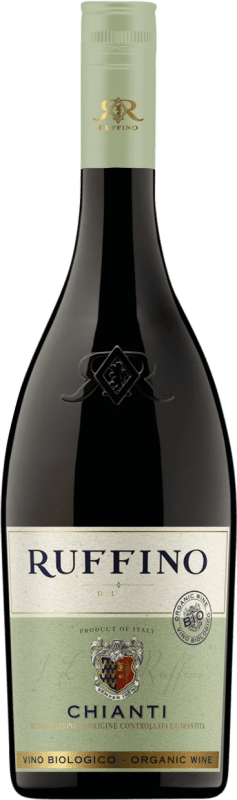 16,95 € 送料無料 | 赤ワイン Ruffino D.O.C.G. Chianti トスカーナ イタリア Bio — Eco エコ ビオ オーガニック 75 cl