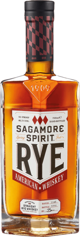 88,95 € Kostenloser Versand | Bourbon Whisky Sagamore Small Batch, Rye, Straight Vereinigte Staaten 70 cl