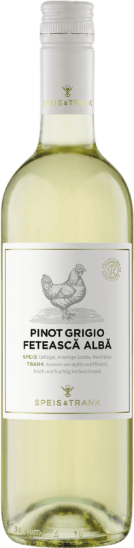 7,95 € Envío gratis | Vino Blanco Speis & Trank Recas Alba Rumanía Pinot Gris, Fetească 75 cl