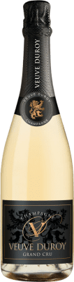 64,95 € Kostenloser Versand | Weißer Sekt Veuve Duroy Brut — Herb Grand Cru Grosse Lage, Cuvée Frankreich 75 cl