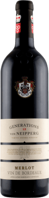 14,95 € 免费送货 | 红葡萄酒 Comtes von Neipperg Generations 法国 Merlot — 梅洛 75 cl