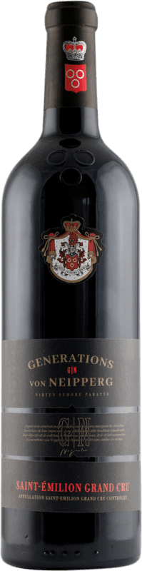 33,95 € Spedizione Gratuita | Vino Rosso Comtes von Neipperg Generations Grand Cru A.O.C. Saint-Émilion bordò Francia 75 cl