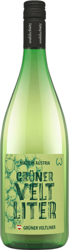 15,95 € Бесплатная доставка | Белое вино Waldschütz Австрия Grüner Veltliner 1 L