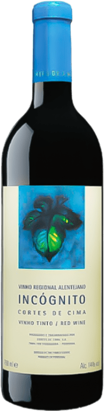 121,95 € Kostenloser Versand | Rotwein Cortes de Cima Incógnito I.G. Alentejo Alentejo Portugal Syrah 75 cl