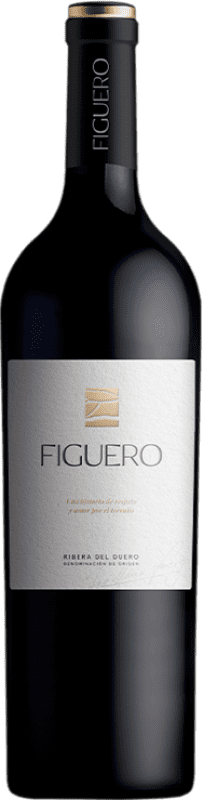 59,95 € 免费送货 | 红葡萄酒 Figuero Crianza — 陈酿 D.O. Ribera del Duero 卡斯蒂利亚莱昂 西班牙 Tempranillo — 丹魄 大瓶 — Magnum 1,5 L