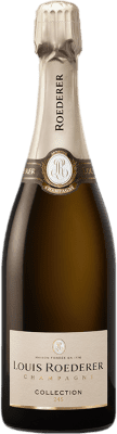 77,95 € Free Shipping | White Sparkling Wine Louis Roederer 246 Collection A.O.C. Champagne Champagne France Pinot Noir, Chardonnay, Pinot Meunier 75 cl