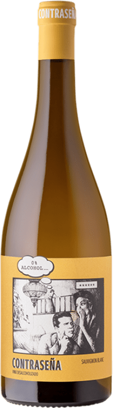 12,95 € Envio grátis | Vinho Branco Luzón Contraseña D.O. Jumilla Região de Múrcia Espanha Sauvignon 75 cl 0.0 Zero Zero Sem Álcool