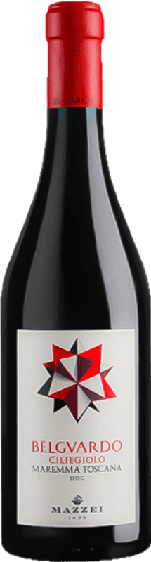 19,95 € Kostenloser Versand | Rotwein Mazzei Tenuta Belguardo D.O.C. Maremma Toscana Toskana Italien Ciliegiolo 75 cl