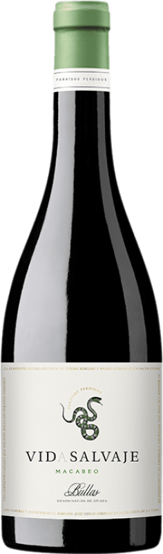 24,95 € Envío gratis | Vino Blanco Paraísos Perdidos Vida Salvaje D.O. Bullas Región de Murcia España Macabeo 75 cl