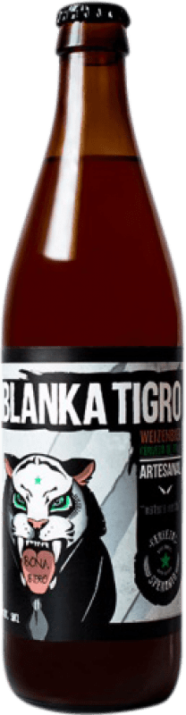 3,95 € Envío gratis | Cerveza Speranto Blanka Tigro Toledo España Botella Medium 50 cl