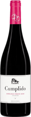 8,95 € Kostenloser Versand | Rotwein Altovela Cumplido I.G.P. Vino de la Tierra de Castilla Kastilien-La Mancha Spanien Tempranillo, Merlot, Syrah Eco — Biologisch 75 cl