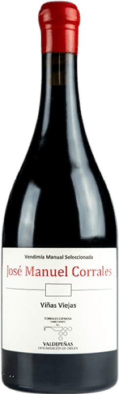 44,95 € Envío gratis | Vino Tinto Corrales Espinosa José Manuel Vino de Autor D.O. Valdepeñas Castilla la Mancha España Tempranillo 75 cl