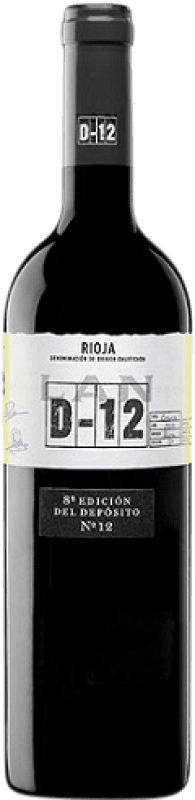 19,95 € Kostenloser Versand | Rotwein Lan D12 D.O.Ca. Rioja La Rioja Spanien Tempranillo 75 cl