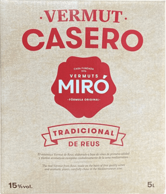 27,95 € 送料無料 | ベルモット Miró Casero Tinto — 赤 スペイン バッグ・イン・ボックス 5 L