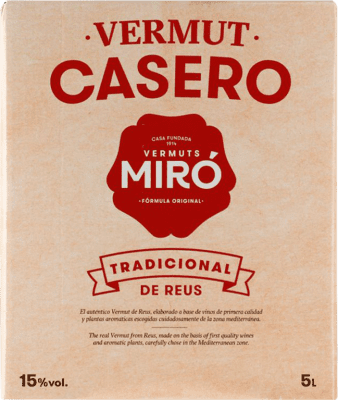 41,95 € 免费送货 | 苦艾酒 Miró Casero Tinto — 红 西班牙 Bag in Box — 盒中袋 5 L