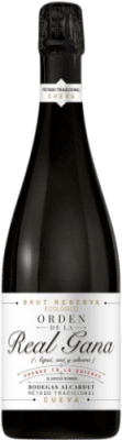 12,95 € Spedizione Gratuita | Spumante Bianco Alcardet Real Gana Brut Riserva Spagna Macabeo, Chardonnay, Airén 75 cl