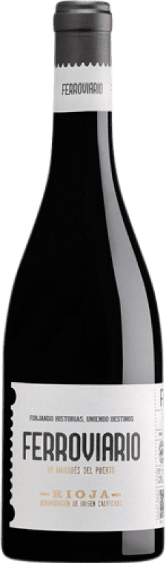 31,95 € Envío gratis | Vino Tinto Marqués del Puerto Ferroviario D.O.Ca. Rioja La Rioja España Tempranillo 75 cl