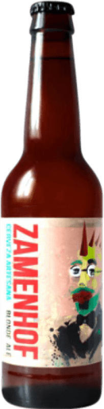 2,95 € Envio grátis | Cerveja Speranto Zamenhof Toledo Espanha Garrafinha Terço 33 cl