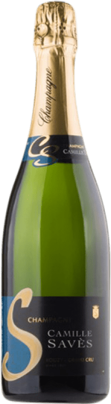 48,95 € Spedizione Gratuita | Spumante Bianco Camille Savès Extra Brut Grand Cru A.O.C. Champagne champagne Francia Pinot Nero, Chardonnay 75 cl