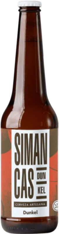 4,95 € Spedizione Gratuita | Birra La Caníbal Simancas Lager Spagna Bottiglietta Terzo 33 cl