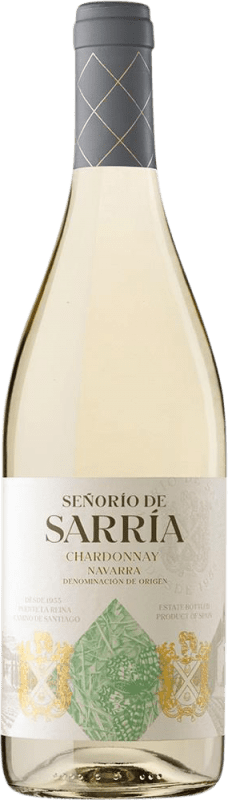 8,95 € Free Shipping | White Wine Señorío de Sarría D.O. Navarra Navarre Spain Chardonnay 75 cl