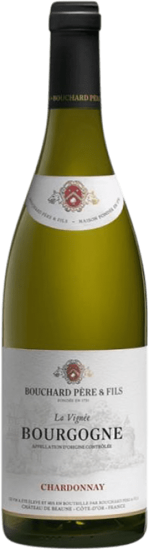 27,95 € Spedizione Gratuita | Vino Bianco Bouchard Père A.O.C. Bourgogne Borgogna Francia Chardonnay 75 cl
