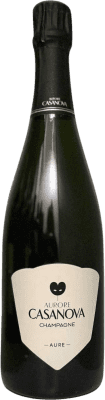 64,95 € Envoi gratuit | Vin Mousseux Blanc Aurore Casanova Cuvée A.O.C. Champagne Champagne France Chardonnay, Pinot Meunier 75 cl