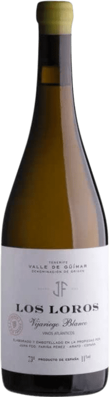 35,95 € Kostenloser Versand | Weißwein El Borujo Los Loros D.O. Valle del Güímar Kanarische Inseln Spanien Vijariego 75 cl