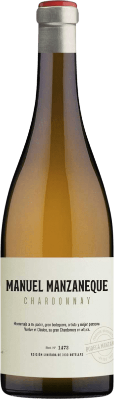 43,95 € Free Shipping | White Wine EA Vinos by Manzaneque Castilla la Mancha Spain Chardonnay Magnum Bottle 1,5 L