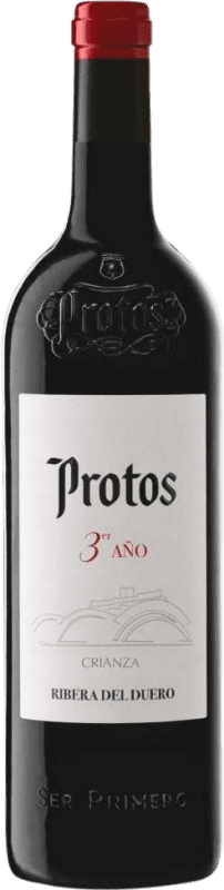 29,95 € Envío gratis | Vino Tinto Protos 3º Año D.O. Ribera del Duero Castilla y León España Tempranillo 75 cl