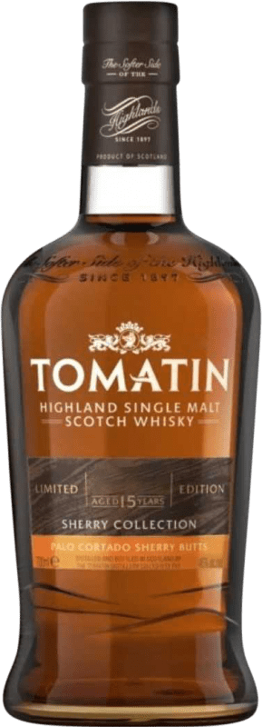177,95 € Envoi gratuit | Whisky Single Malt Tomatin Palo Cortao Sherry Cask Finish — Finition en Fût, Édition Limitée Ecosse Royaume-Uni 15 Ans 75 cl