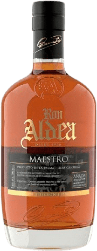 39,95 € Envio grátis | Rum Aldea Maestro Espanha 70 cl