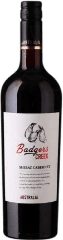 10,95 € Envio grátis | Vinho Tinto Badgers Creek Shiraz Cabernet Jovem Austrália Syrah, Cabernet Franc 75 cl