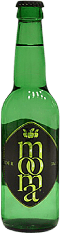 5,95 € Envio grátis | Sidra Mooma Espanha Garrafinha Terço 33 cl
