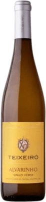 10,95 € Spedizione Gratuita | Vino Bianco Teixeiro Giovane I.G. Vinho Verde Vinho Verde Portogallo Albariño 75 cl