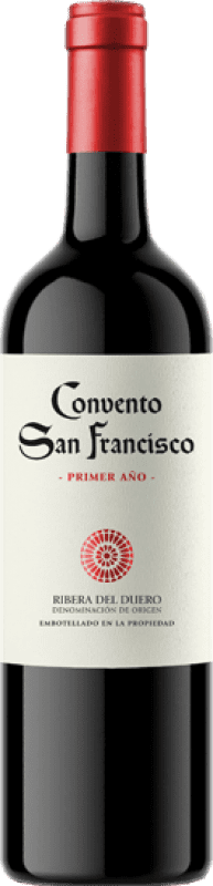 9,95 € 免费送货 | 红葡萄酒 Convento San Francisco Primer Año D.O. Ribera del Duero 卡斯蒂利亚莱昂 西班牙 75 cl