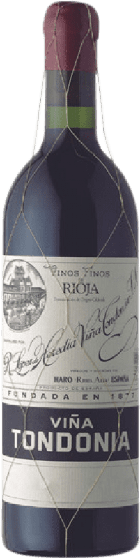 1 589,95 € Free Shipping | Red Wine López de Heredia Viña Tondonia Grand Reserve — Long Barrel-Aged 1964 D.O.Ca. Rioja The Rioja Spain 75 cl