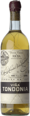1 001,95 € Бесплатная доставка | Белое вино López de Heredia Viña Tondonia Гран Резерва 1981 D.O.Ca. Rioja Ла-Риоха Испания 75 cl