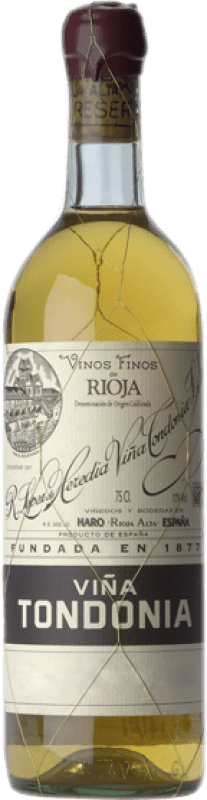 1 001,95 € Envio grátis | Vinho Branco López de Heredia Viña Tondonia Grande Reserva 1981 D.O.Ca. Rioja La Rioja Espanha 75 cl