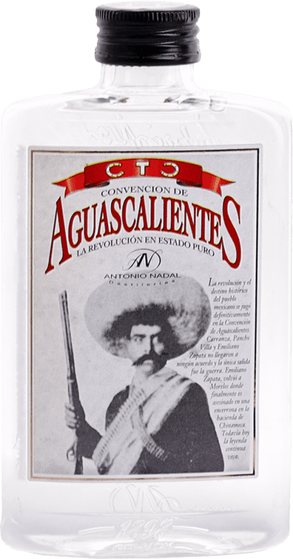 7,95 € 送料無料 | リキュール Antonio Nadal Aguascalientes スペイン 小型フラスク 35 cl PET — ペット Ágave — アガベ, Aguardiente — アグアルディエンテ