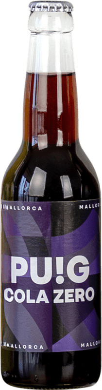 39,95 € Free Shipping | 24 units box Soft Drinks Puig Zero Sugar Free Spain Small Bottle 20 cl Cola