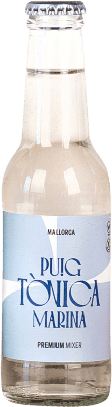 41,95 € Envio grátis | Caixa de 24 unidades Refrigerantes Puig Marina Espanha Garrafinha 20 cl Tonic Water — Tónica