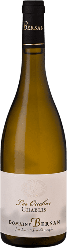 56,95 € Envio grátis | Vinho Branco Bersan Les Ouches A.O.C. Chablis Borgonha França Chardonnay 75 cl