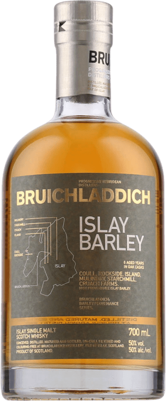 102,95 € Kostenloser Versand | Single Malt Whisky Bruichladdich Islay Großbritannien 70 cl Barley — Gerste