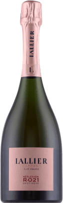 54,95 € 送料無料 | 白のスパークリングワイン Lallier Réflexion R021 Brut — ブリュット Rosé — ロゼ A.O.C. Champagne シャンパン フランス 75 cl
