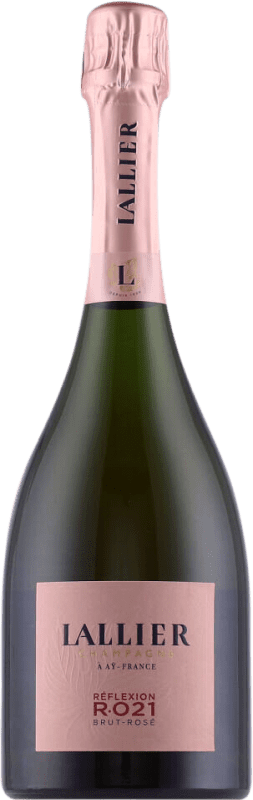 54,95 € 送料無料 | 白のスパークリングワイン Lallier Réflexion R021 Brut — ブリュット Rosé — ロゼ A.O.C. Champagne シャンパン フランス 75 cl