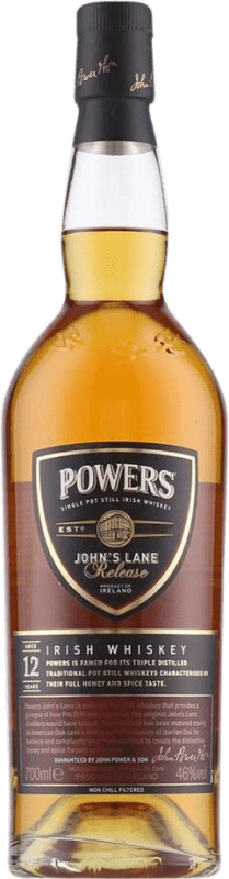 88,95 € Envio grátis | Whisky Single Malt Powers John's Lane Irlanda 12 Anos 70 cl