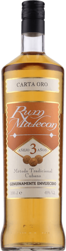 32,95 € Free Shipping | Rum Bodegas de América Malecon Añejo — Aged Cuba 3 Years 1 L