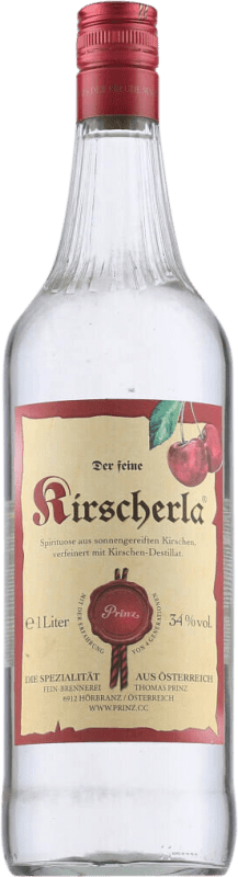 19,95 € Envío gratis | Orujo Aguardiente Thomas Prinz Kirscherla Austria 1 L Kirsche — Cereza