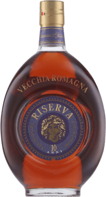 36,95 € Spedizione Gratuita | Brandy Vecchia Romagna Riserva Italia 10 Anni 70 cl